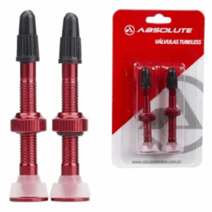 VALVULA TUBELESS 48MM VERMELHA