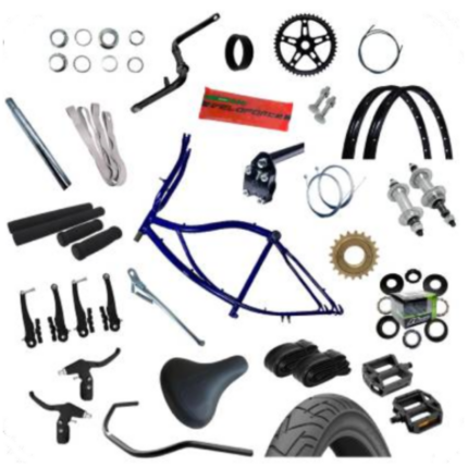 KITT BICICLETA ARO 26 BEACH S/M MASC AZUL AERO