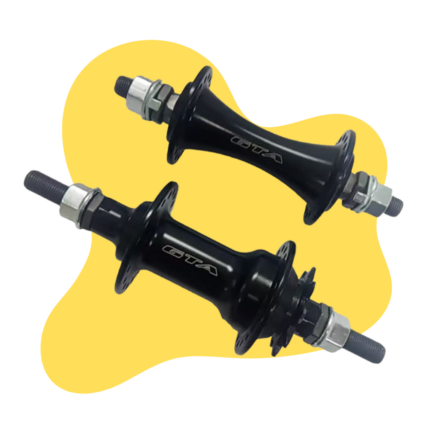 Cubo Dianteiro e Traseiro BMX Rolamentado 9D 36F GTA