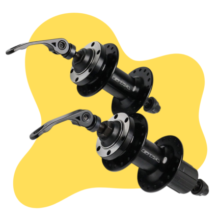 Cubo Diant + Tras Freehub Barulhento 36 furos c/ Blocagem