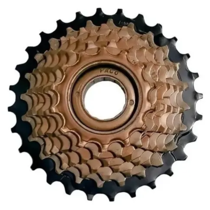 RODA LIVRE 7 VEL. 14/28 D INDEX BARULHENTA MARROM