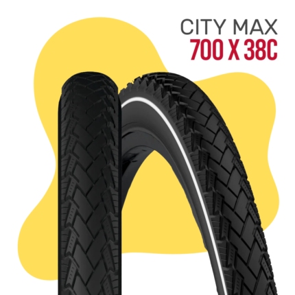 Pneu Bicicleta Paco City Max 700x38 Com Faixa Refletiva Mtb
